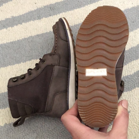 SPerry Top Sider Boy’s Dockyards Boots Oh So Cute! - Picture 5 of 7